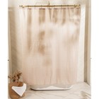 Штора для ванной «Софт Мист», с люверсами, 180×180 см, полиэстер, бежевая - Фото 7