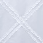 Штора для ванной «Ла Каса», с люверсами, 180×180 см, полиэстер, белая - Фото 5