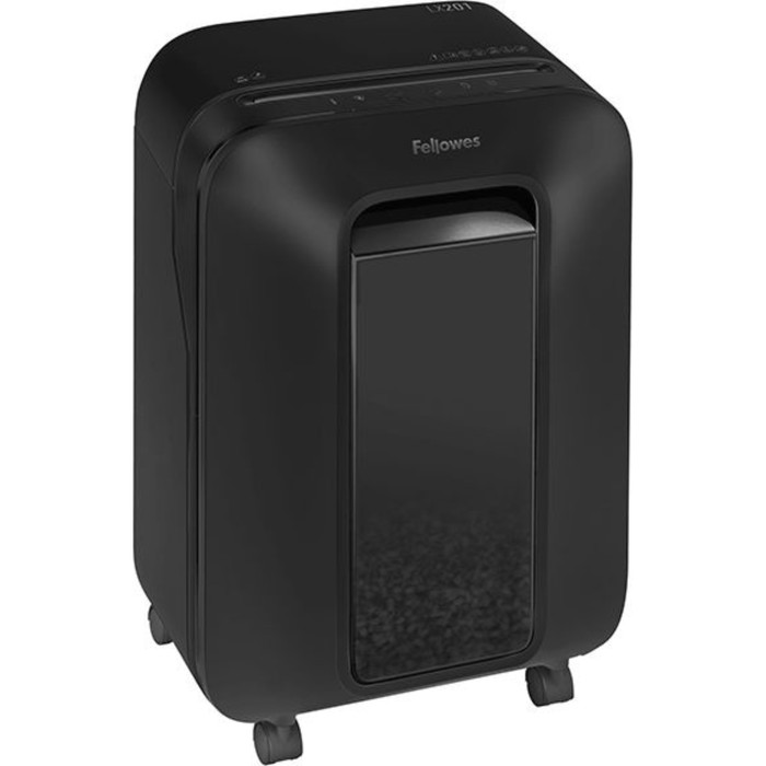 Шредер Fellowes PowerShred LX201 черный (секр.P-5) перекрестный 12лист. 22лтр. скрепки скоб   106692 - фото 51628593