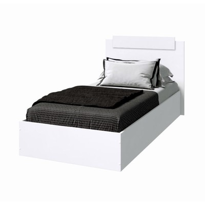 Кровать ЭКО Белый гладкий 900х2000