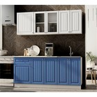 Кухня прямая «Хозяюшка», со столешницей, 1800×600 мм, цвет акация белая/деним - Фото 1