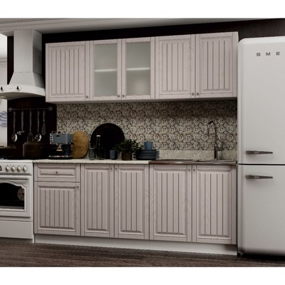 Кухонный гарнитур «Хозяюшка», 2000×600 мм, цвет мускат