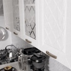 Кухня прямая «Агава», 2000×600 мм, цвет акация белая/сапфир - Фото 3