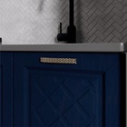 Кухня прямая «Агава», 2000×600 мм, цвет акация белая/сапфир - Фото 4