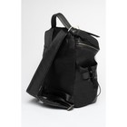 Рюкзак женский, текстиль, Ludor черный, 38х14х34 см - Фото 4