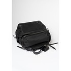 Рюкзак женский, текстиль, Ludor черный, 38х14х34 см - Фото 5