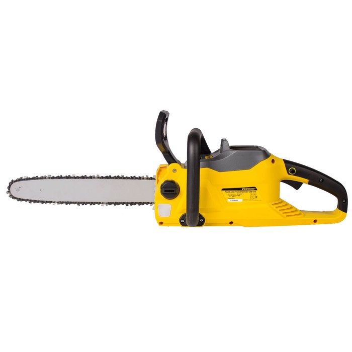 Пила цепная аккумуляторная CHAMPION CSB400, 36 В, 4 Ач, Li-ion, шина 14", БЕЗ АКБ И ЗУ - Фото 1