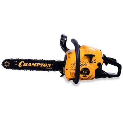Бензопила CHAMPION 237-16, 2 л.с., 37.2 см3, 16", шаг 3/8", паз 1.3 мм, 56 звеньев