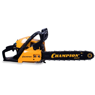 Бензопила CHAMPION 237-16, 2 л.с., 37.2 см3, 16", шаг 3/8", паз 1.3 мм, 56 звеньев