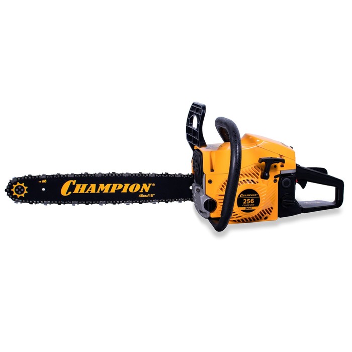 Бензопила CHAMPION 256-18, 3.4 л.с., 18", шаг 0.325", паз 1.5 мм, 72 звена, легкий старт - Фото 1