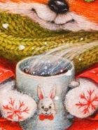 Пакет подарочный новогодний ламинированный «Лисёнок», 26×32×12 см - Фото 8