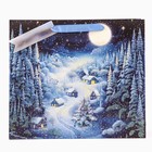 Пакет подарочный новогодний ламинированный «Зимняя ночь», люкс, 36×32×12 см - Фото 2