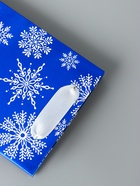 Пакет подарочный новогодний под бутылку, упаковка «Звёздочки-снежинки», 12×36×8.5 см - Фото 6