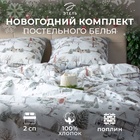 Постельное бельё "Этель" Winter countryside 2 сп 175х215 см, 200х220 см,70х70 см -2 шт,поплин 125 г/м2 10383314 - фото 318579425