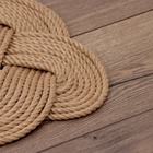 Коврик придверный "Милый дом", 55х 40 см, джут - фото 25375708