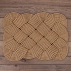 Коврик придверный "Милый дом", 55х 40 см, джут - фото 25375709