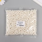 Набор бусин "Жемчуг" d 8 мм, 250 гр, белый - фото 25384041