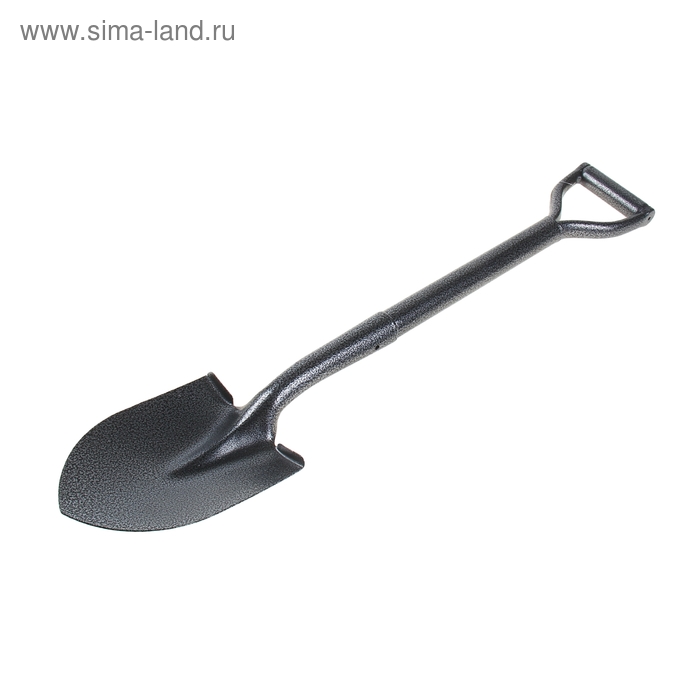 Лопата автомобильная, L = 70 см, металлический черенок, с ручкой - Фото 1