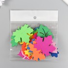 Декор для творчества "Листья из фоамирана" 4,5 см (набор 25 шт) МИКС (комплект 2 шт) - фото 25369447