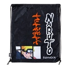 Мешок для обуви 480х380, Naruto, универсальный, чёрный - Фото 2