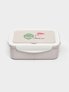 Ланч-бокс в школу TAKE IT EASY «Фламинго», с приборами, пшеничная солома, 1.4 л, 21.5×7.3×15 см, белый - Фото 8