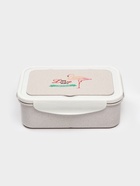 Ланч-бокс в школу TAKE IT EASY «Фламинго», с приборами, пшеничная солома, 1.4 л, 21.5×7.3×15 см, белый - Фото 7