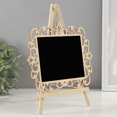Фигурка настольная «Меловая доска на мольберте: Ажур», 1.8×20×28 см