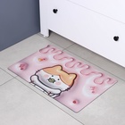 Коврик для дома Доляна Baby, влаговпитывающий, 40×60 см, розовый - Фото 8