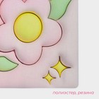 Коврик для дома Доляна Pink Flowers, диатомитовый, 40×60 см - Фото 2