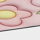 Коврик для дома Доляна Pink Flowers, диатомитовый, 40×60 см - Фото 3