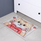 Коврик для дома Доляна Love, влаговпитывающий, 40×60 см - Фото 8