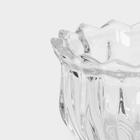 Ваза стеклянная на ножке, 150 мл, d=9,5 см, h=15 см - фото 25384241