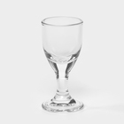 Набор стеклянных рюмок, 10 мл, d=3 см, h=6 см, 6 шт - фото 25399346