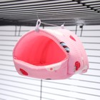 Домик для грызунов "Кролик", розовый - фото 25356403