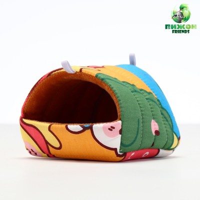 Домик для грызунов «ЛЕВ», жёлтый