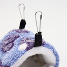 Домик для грызунов «Сердце», из флиса, 10×15 см, фиолетовый - фото 25356418