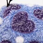 Домик для грызунов «Сердце», из флиса, 10×15 см, фиолетовый - фото 25356419