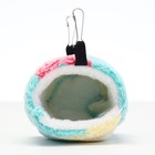 Домик для грызунов, "Звезды" синий флис - фото 25356422