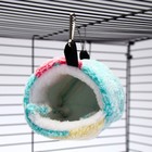 Домик для грызунов, "Звезды" синий флис - фото 25356425