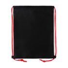 Ранец школьный Стандарт, 33 х 25 х 13 см, Grizzly, + мешок для обуви, чёрный - фото 25409430