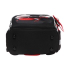 Ранец школьный Стандарт, 33 х 25 х 13 см, Grizzly, + мешок для обуви, чёрный - фото 25409422