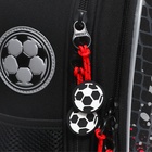 Рюкзак каркасный 36 х 28 х 20 см, Grizzly, чёрный/красный - фото 25409440