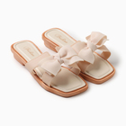 Тапочки женские с открытым носом LoveLife, размер 36-37, молочные - Фото 1