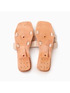 Тапочки женские с открытым носом LoveLife, размер 36-37, молочные - Фото 4