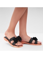 Тапочки женские с открытым носом LoveLife, размер 36-37, чёрные - Фото 8