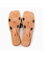 Тапочки женские с открытым носом LoveLife, размер 38-39, чёрные - Фото 5