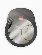 Зеркало с ручкой, 28×34 см, (d=22.5 см), чёрное - Фото 5