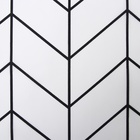 Штора для ванной «Этель. Ёлочка», 180×180 см, белая - Фото 2