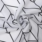 Штора для ванной «Этель. Ёлочка», 180×180 см, белая - Фото 3