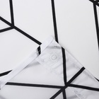 Штора для ванной «Этель. Ёлочка», 180×180 см, белая - Фото 5